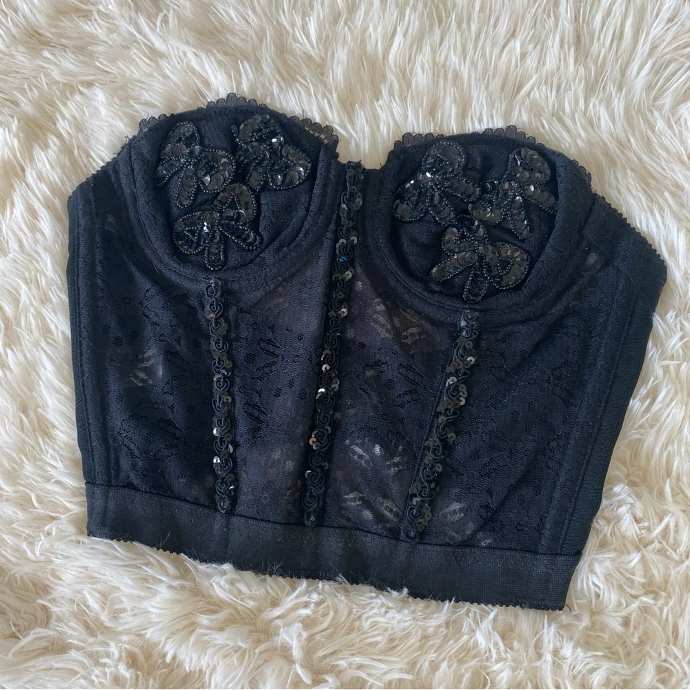 Vintage 1990s Embellished Bustier